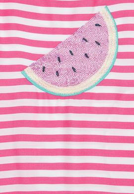 Kız Çocuk Pembe Dokuma Elbise - 50218503011