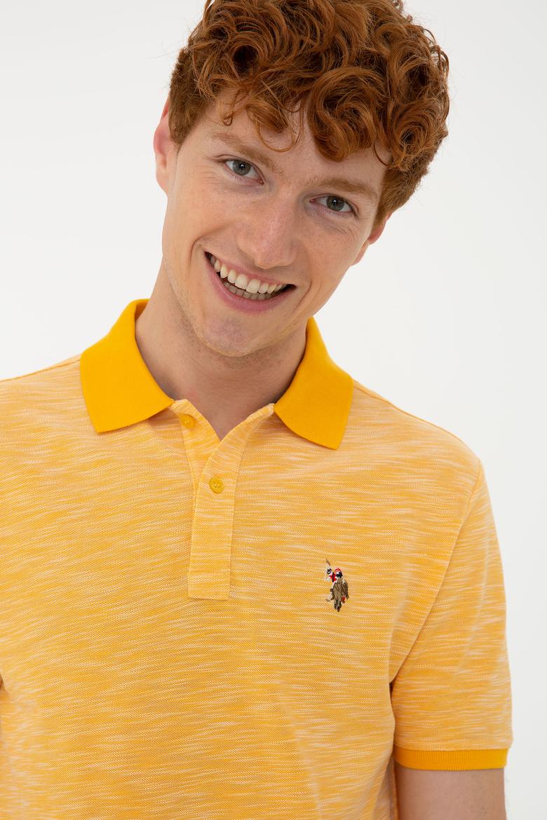 Erkek Sarı Polo Yaka Tişört - 50235394036