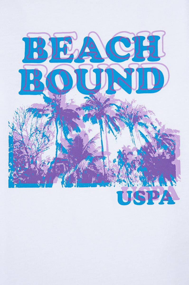 Çocuk Beyaz Bisiklet Yaka Tişört