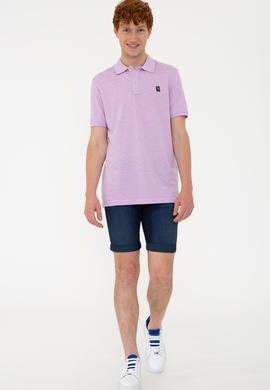 Erkek Eflatun Tişört - 50235483039