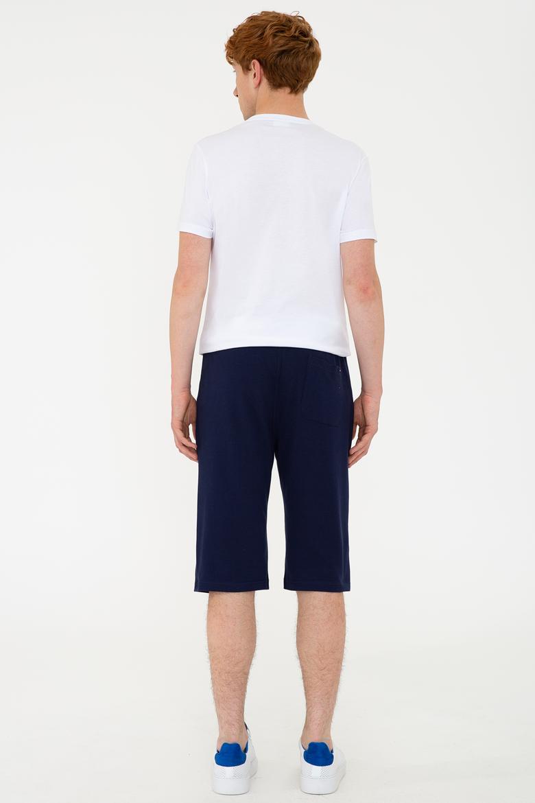 Erkek Lacivert Örme Şort - 50232280009