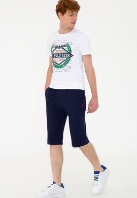 Erkek Lacivert Örme Şort - 50232280009