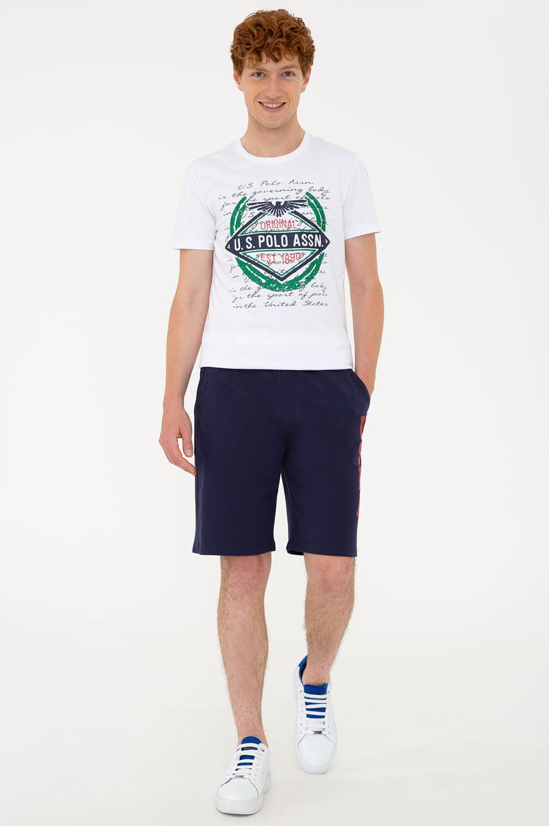 Erkek Lacivert Örme Şort