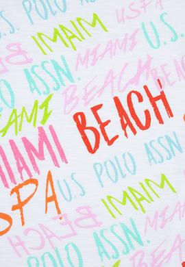 Çocuk Beyaz Bisiklet Yaka Tişört - 50234803011