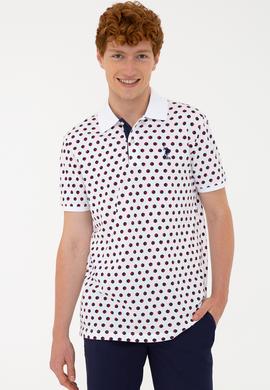 Erkek Beyaz Polo Yaka Tişört - 50231931008