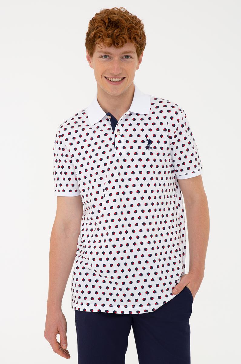 Erkek Beyaz Polo Yaka Tişört