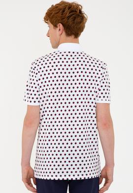 Erkek Beyaz Polo Yaka Tişört - 50231931008