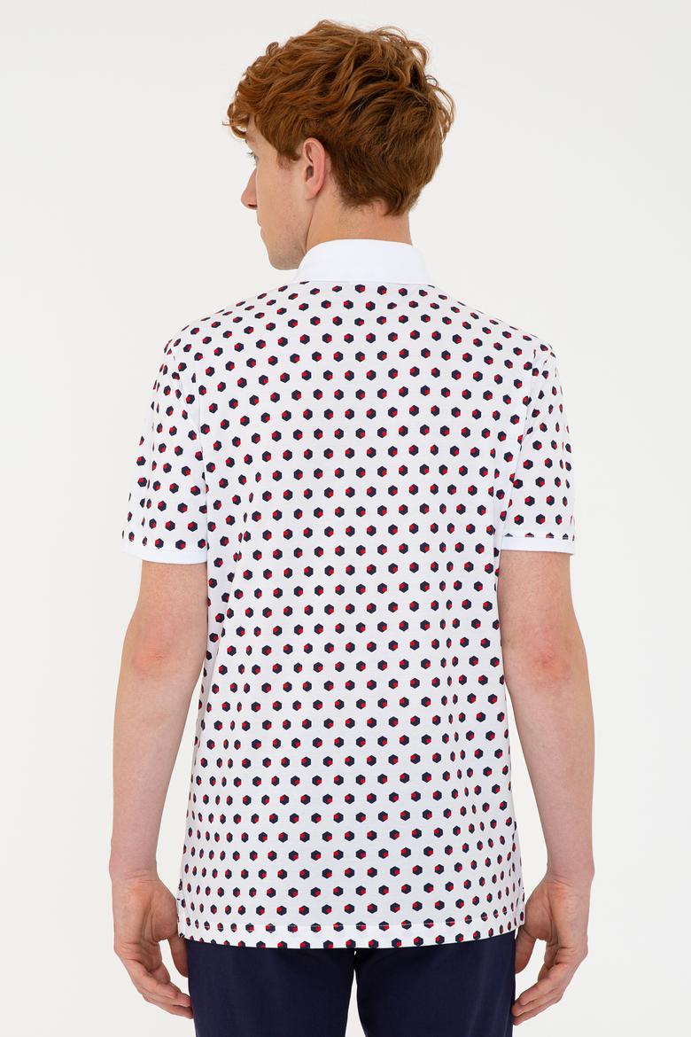 Erkek Beyaz Polo Yaka Tişört - 50231931008