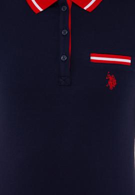 Kadın Lacivert Polo Yaka T-Shirt - 50238075012