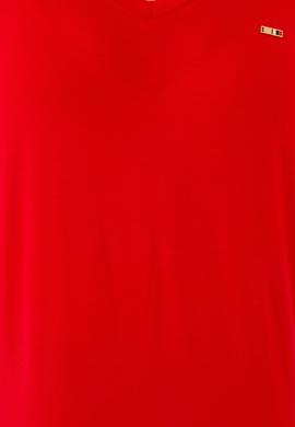 Kadın Kırmızı Basic Tişört - 50238030028
