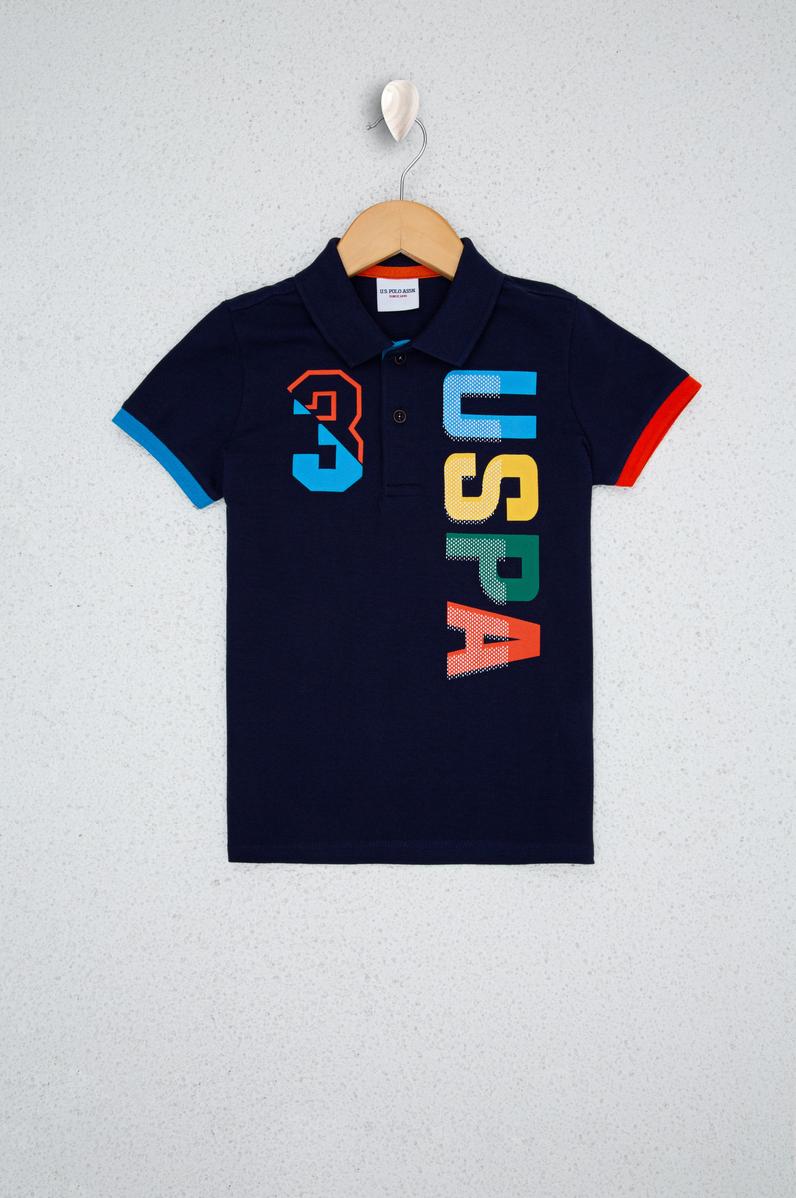 Erkek Çocuk Lacivert Polo Yaka Tişört