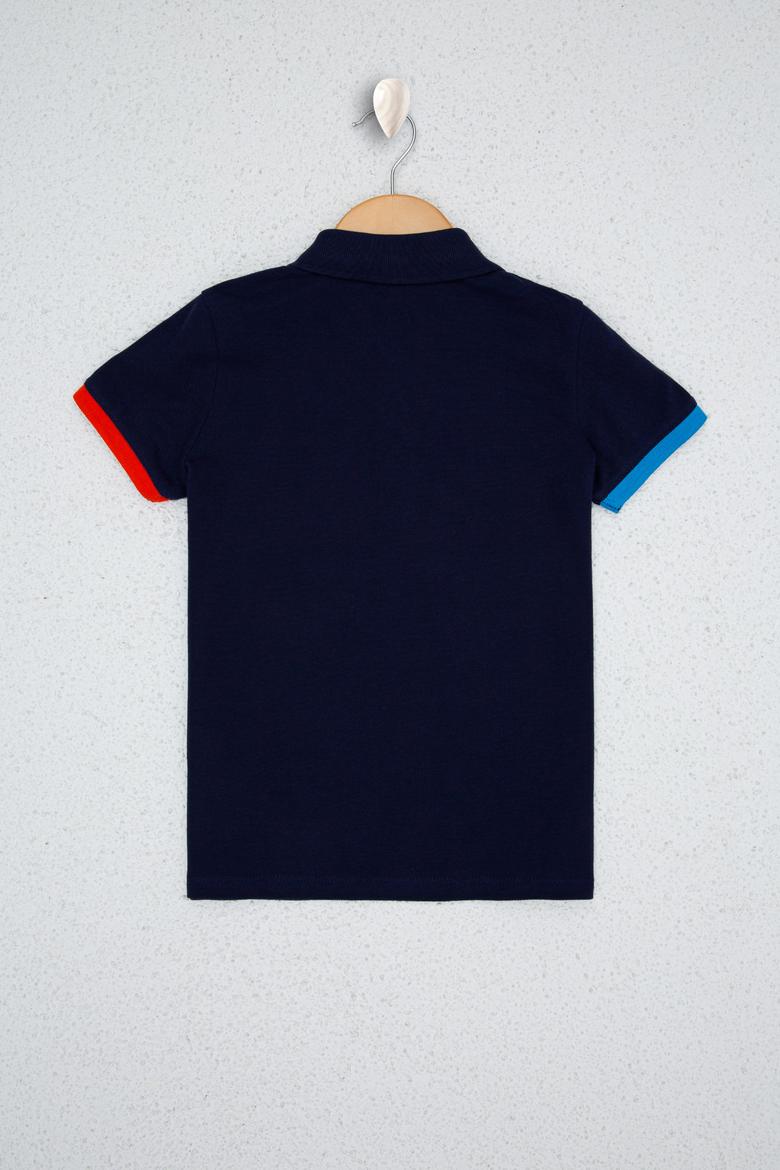 Erkek Çocuk Lacivert Polo Yaka Tişört - 50232555045