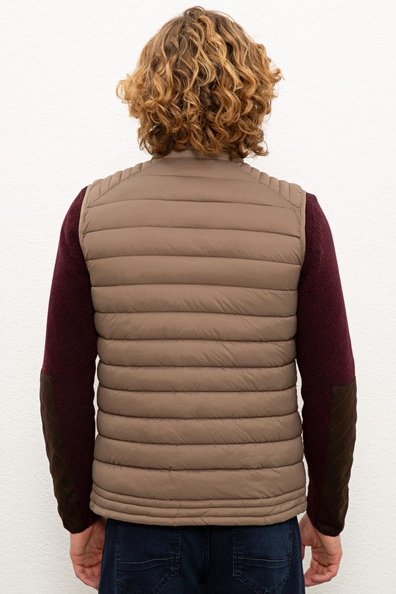 Erkek Kahverengi Dokuma Yelek - 50224447034