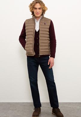 Erkek Kahverengi Dokuma Yelek - 50224447034