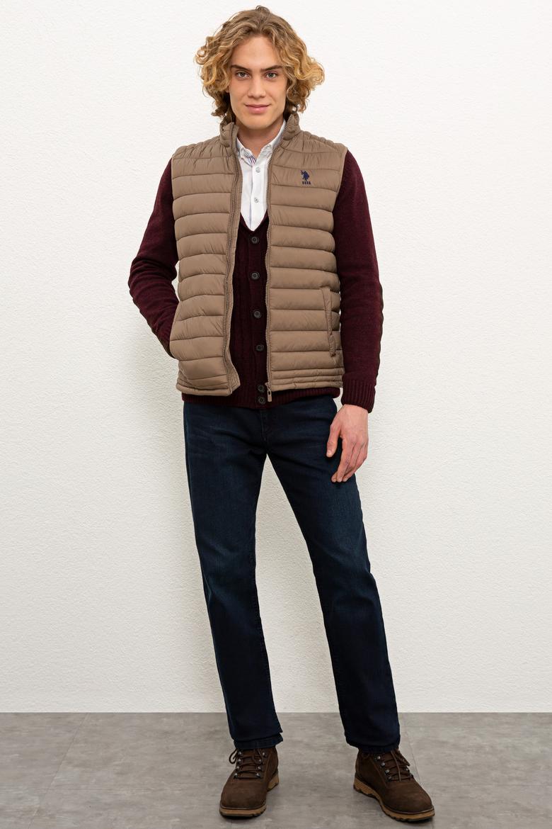 Erkek Kahverengi Dokuma Yelek - 50224447034