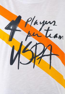 Kadın Beyaz Bisiklet Yaka T-Shirt - 50234674001