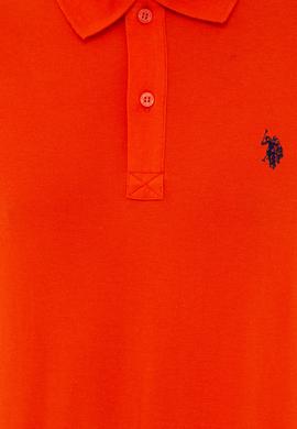 Erkek Koyu Nar Çiçeği Basic Polo Yaka Tişört - 50232303270