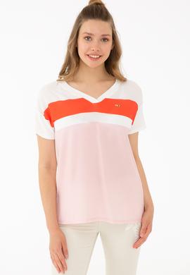 Kadın Beyaz Tişört - 50221694007