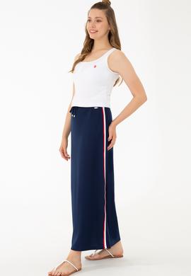 Kadın Lacivert Örme Etek - 50204462004