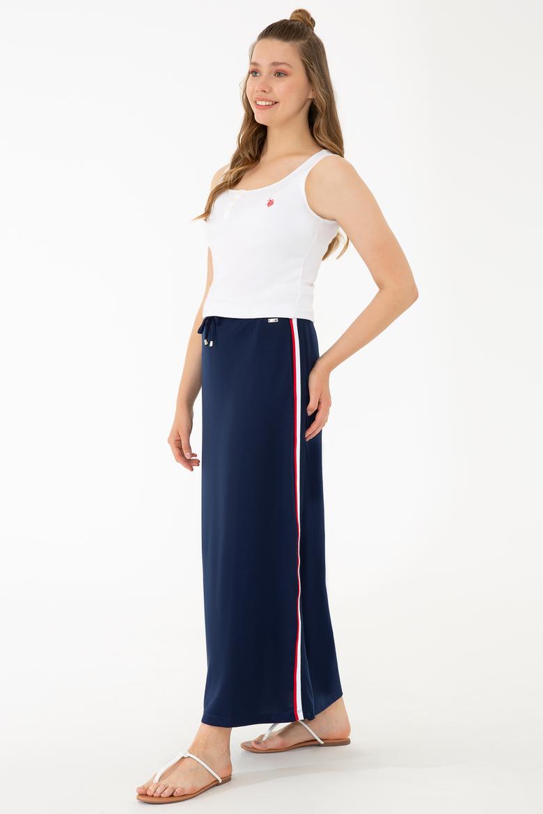 Kadın Lacivert Örme Etek - 50204462004