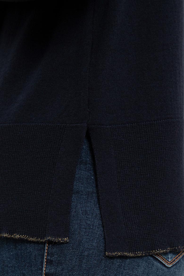 Kadın Lacivert Kazak - 50236208004