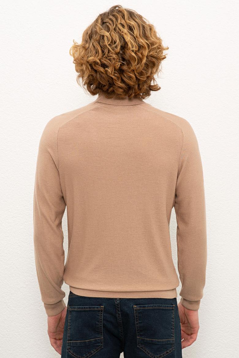 Erkek Camel Melanj Kazak - 50236200005