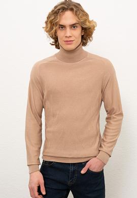 Erkek Camel Melanj Kazak - 50236200005