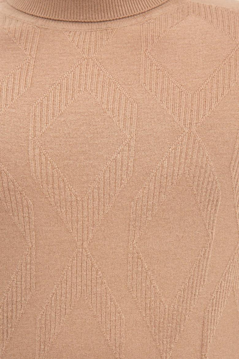 Erkek Camel Melanj Kazak - 50236200005