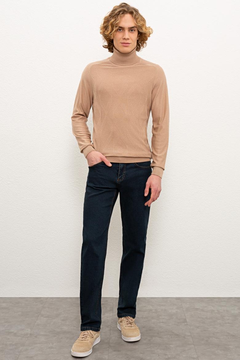 Erkek Camel Melanj Kazak - 50236200005