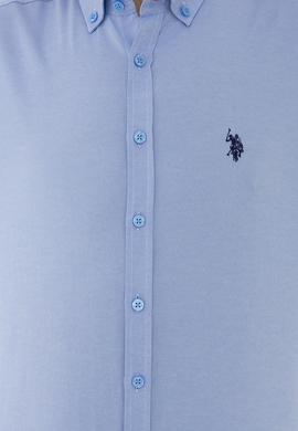 Erkek Mavi Gömlek Uzunkol Basic - 50238007068