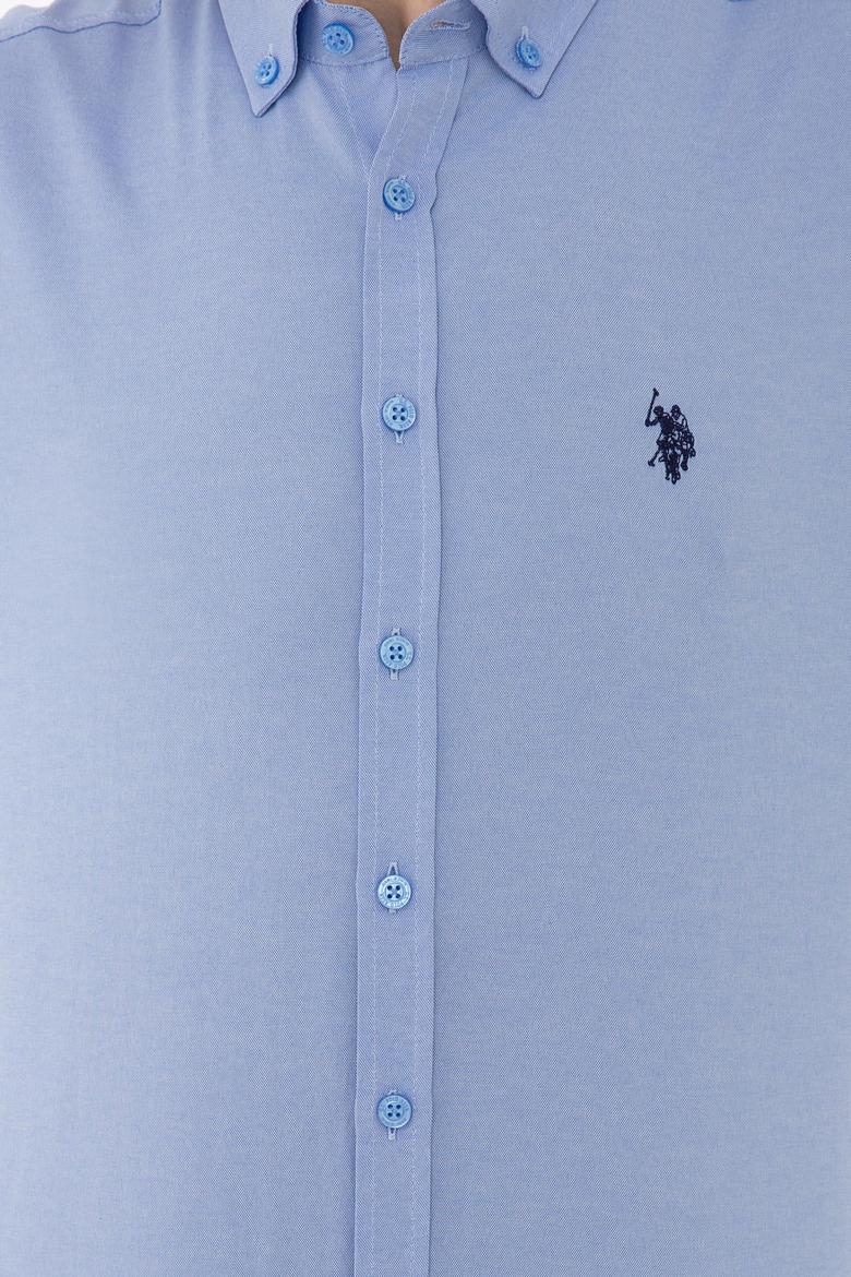 Erkek Mavi Gömlek Uzunkol Basic - 50238007068