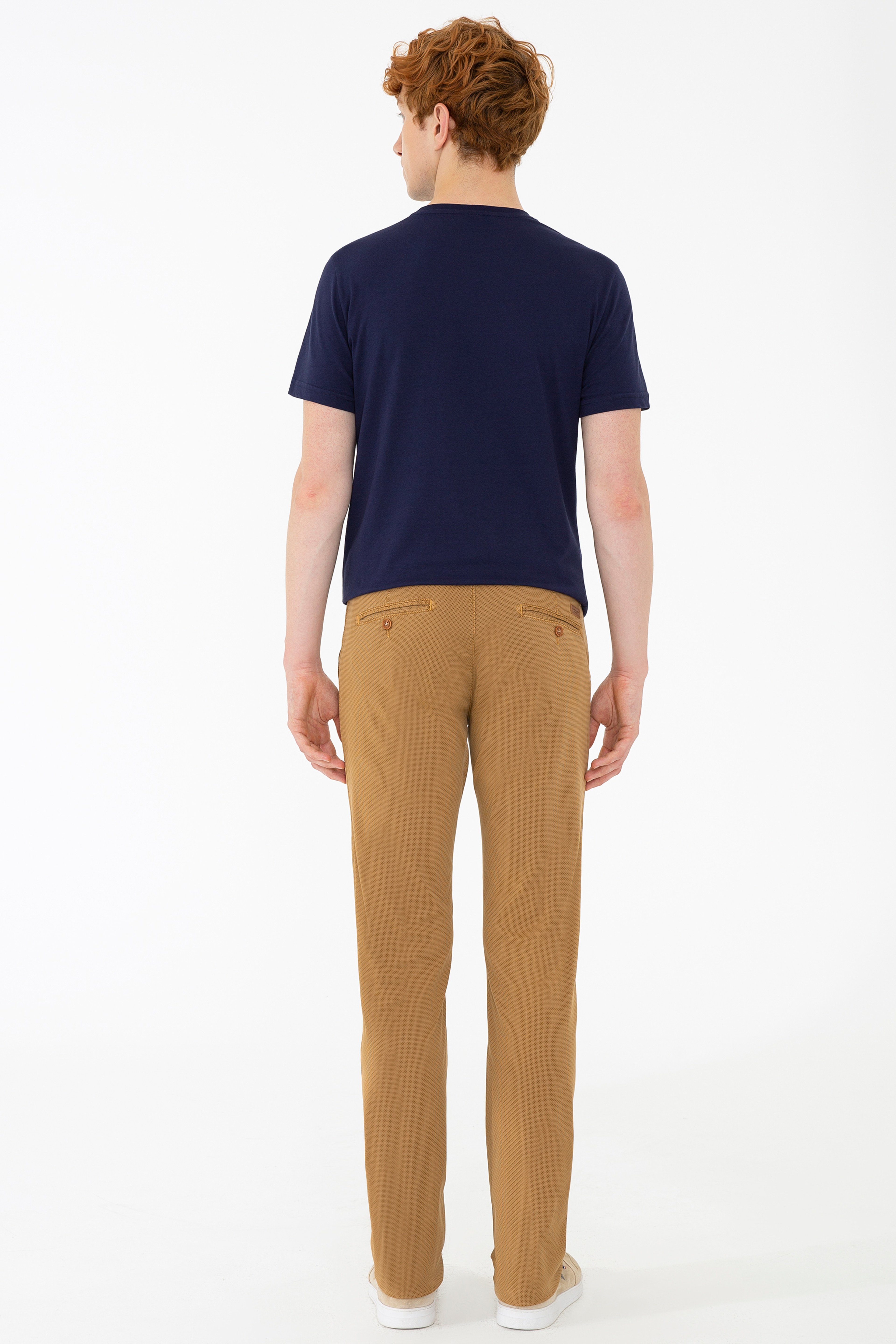 Erkek Camel Kanvas Pantolon - Image 3