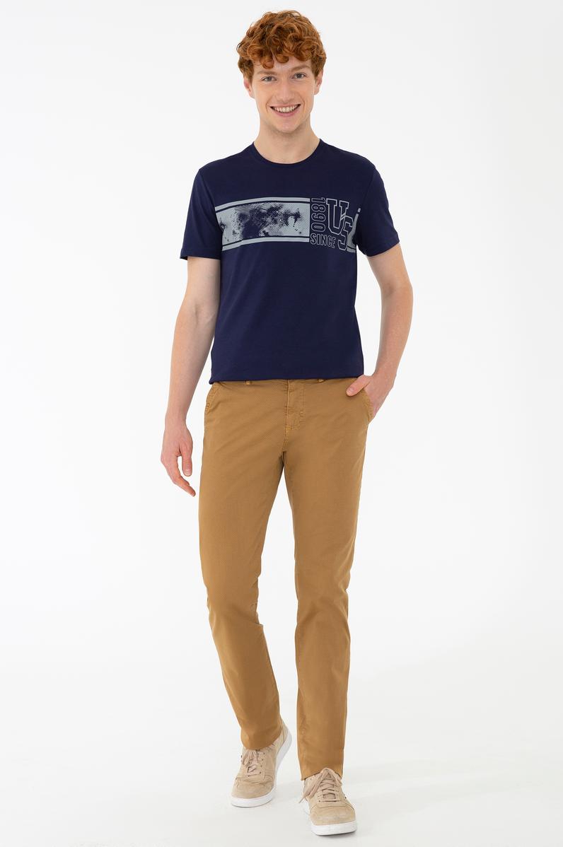 Erkek Camel Chinos