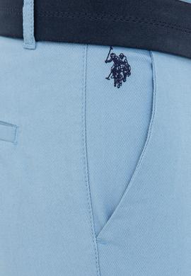 Erkek Açık İndigo Kanvas Pantolon - 50204708122