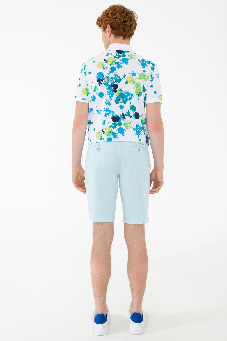 Erkek Açık Mavi Dokuma Şort - 50218297023