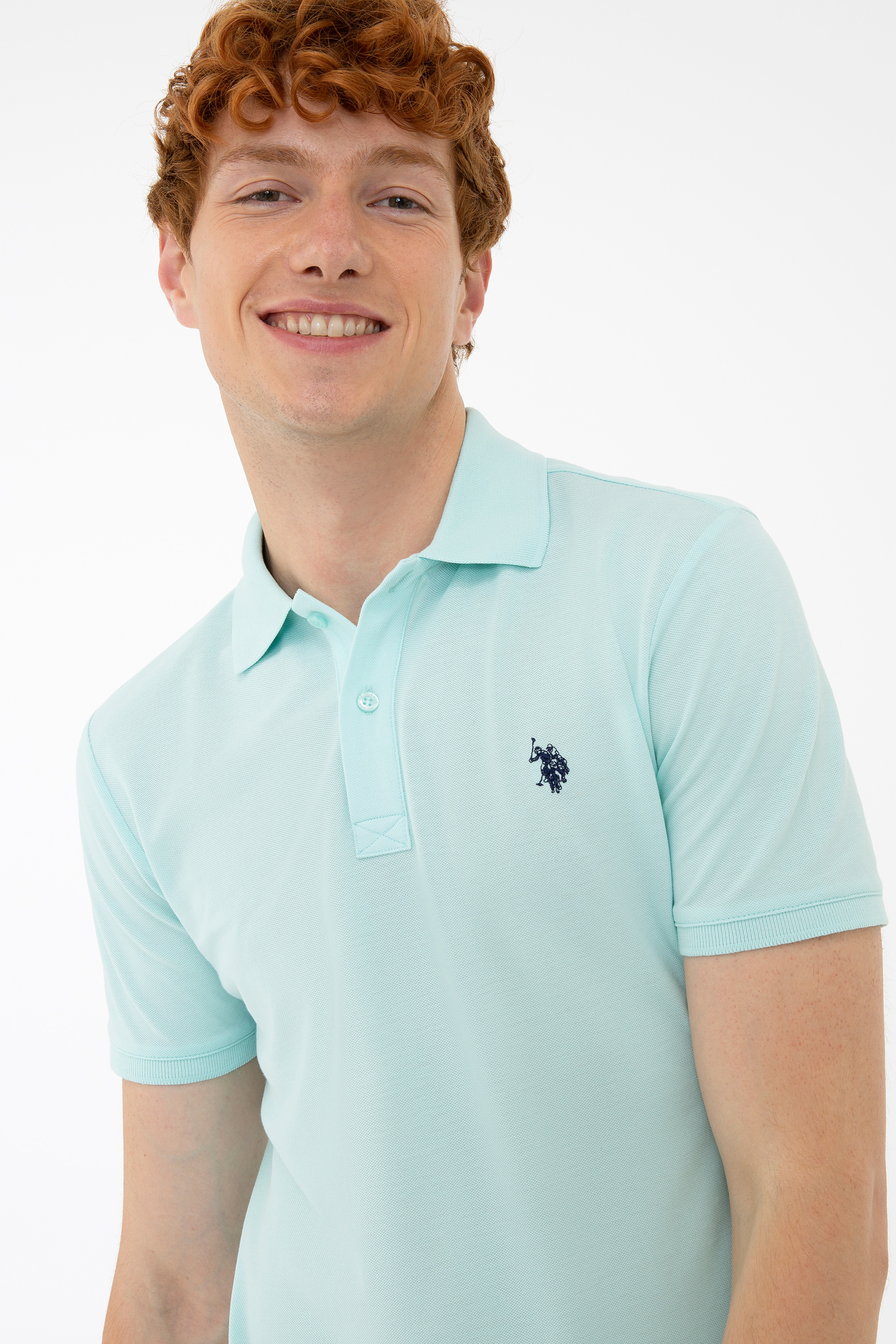 Erkek Nil Basic Polo Yaka Tişört - Image 2