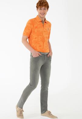 Erkek Bej Jean Pantolon - 50199697004