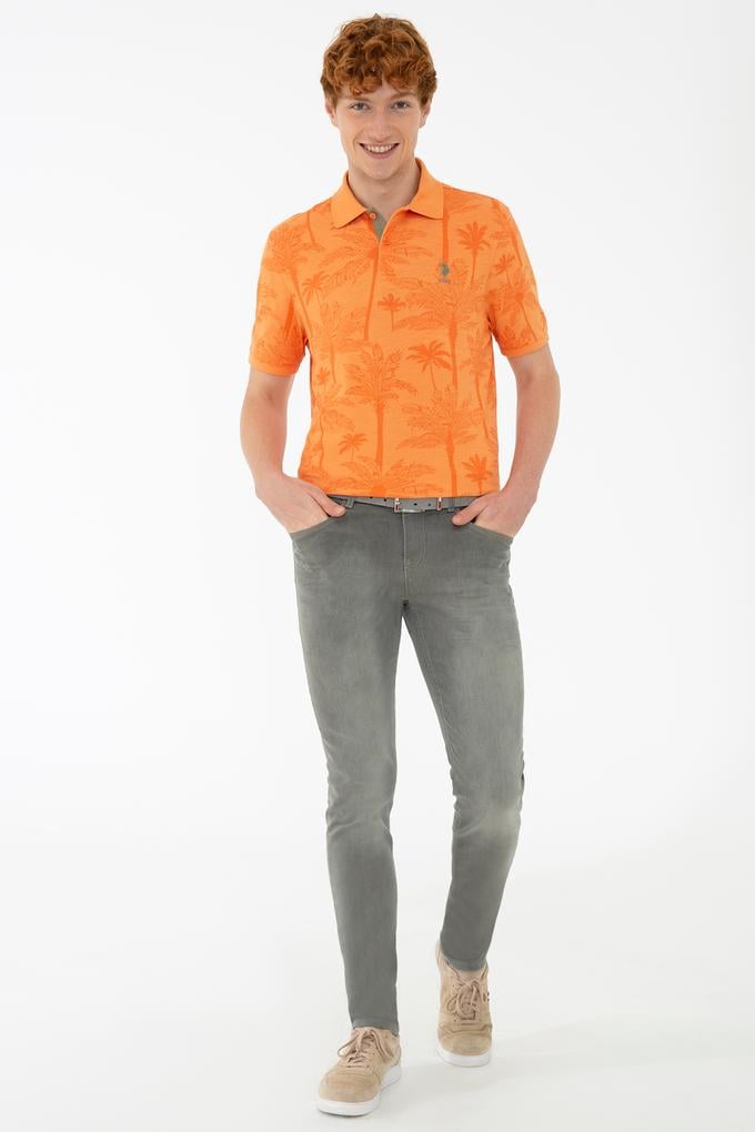 Erkek Bej Jean Pantolon