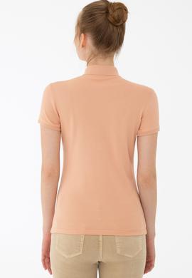 Kadın Pudra Polo Yaka Tişört - 50217832014
