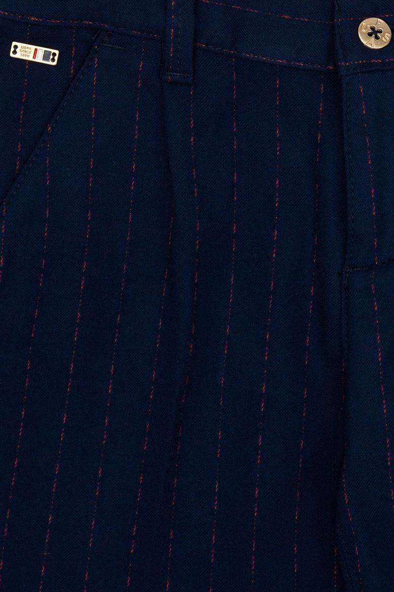 Kız Çocuk Lacivert Kanvas Pantolon - 50213549006