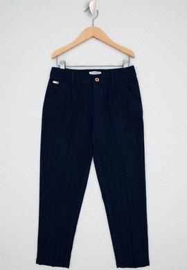 Kız Çocuk Lacivert Kanvas Pantolon - 50213549006