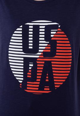 Kadın Lacivert Bisiklet Yaka T-Shirt - 50240282004