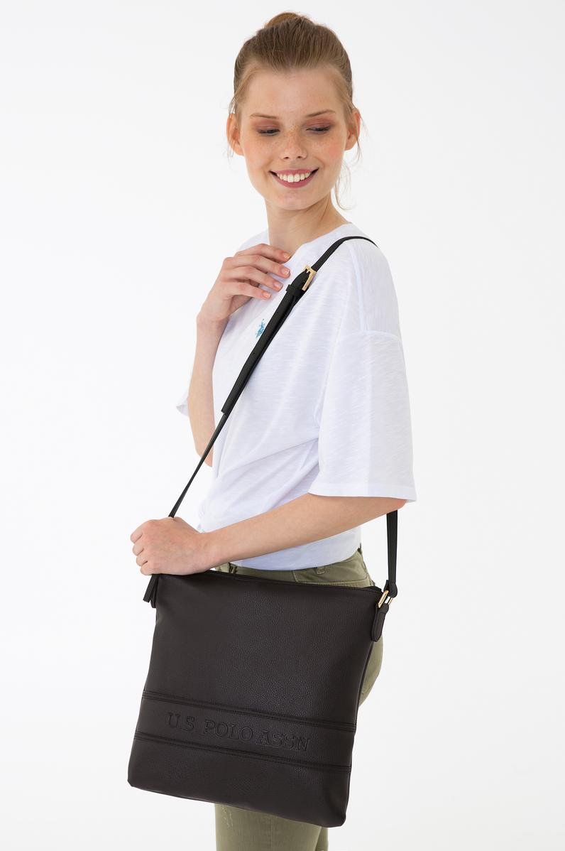 Kadın Siyah Postacı Çantası