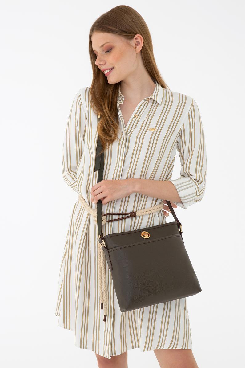 Kadın Yeşil Postacı Çantası