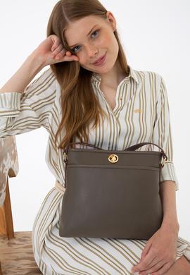 Kadın Yeşil Postacı Çantası - 50233641003