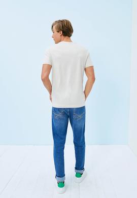 Erkek Krem T-shirt - 50232929001