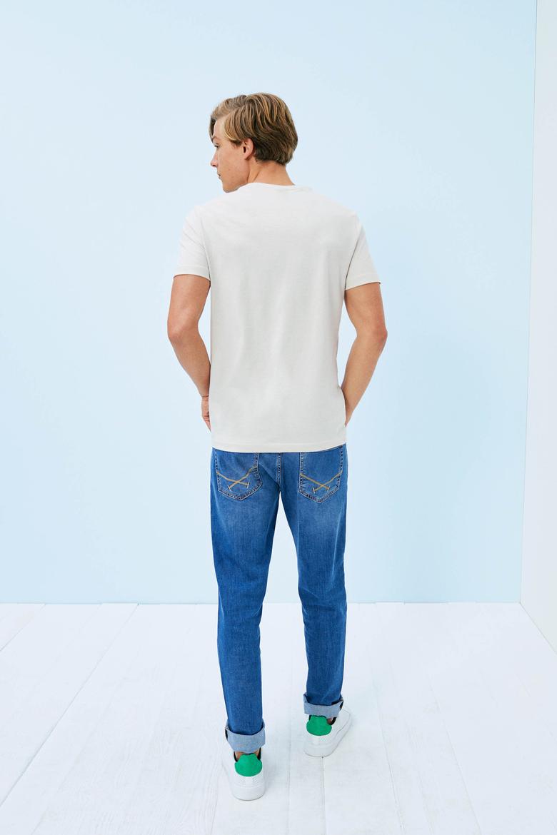 Erkek Krem T-shirt - 50232929001