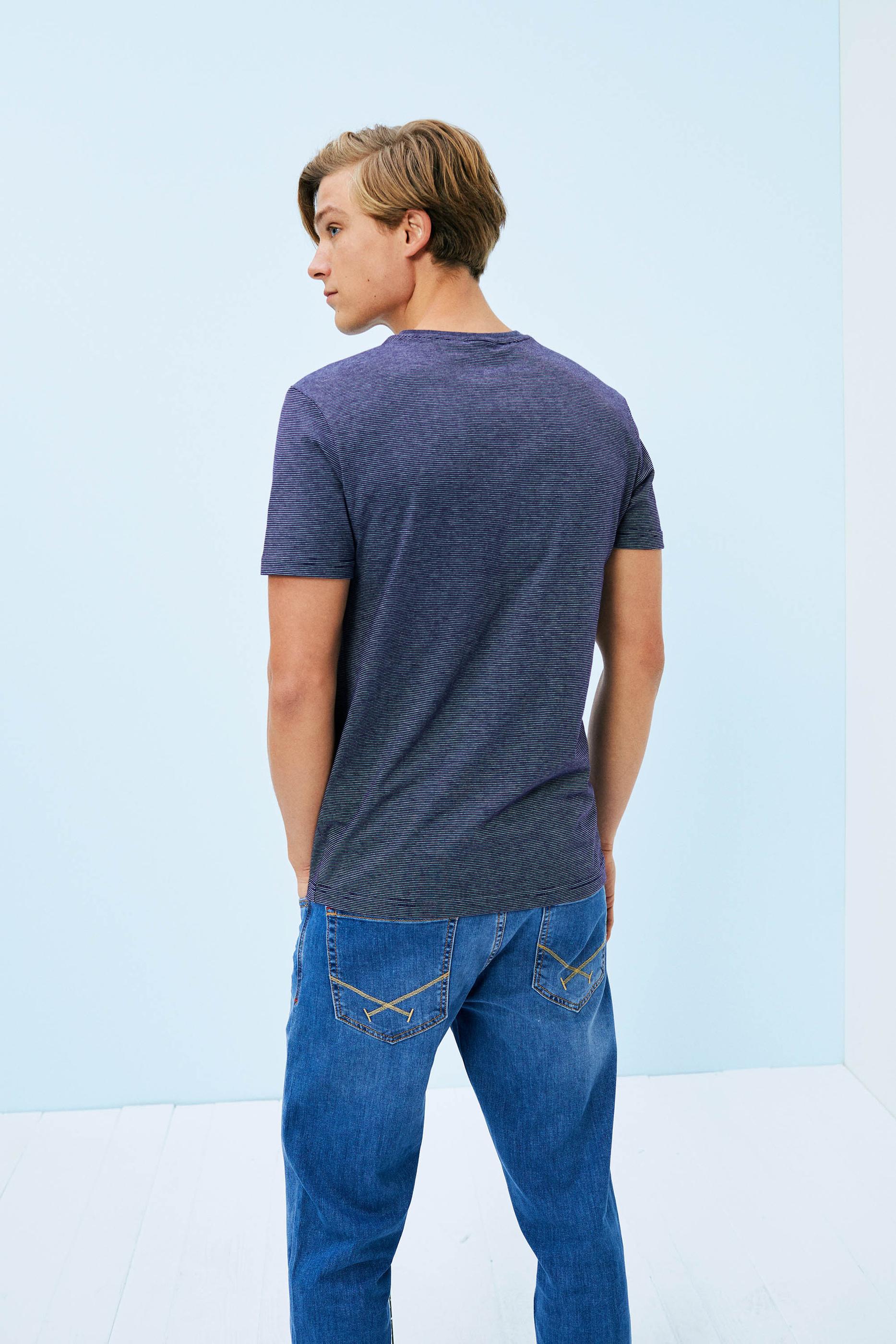 Erkek Lacivert T-shirt