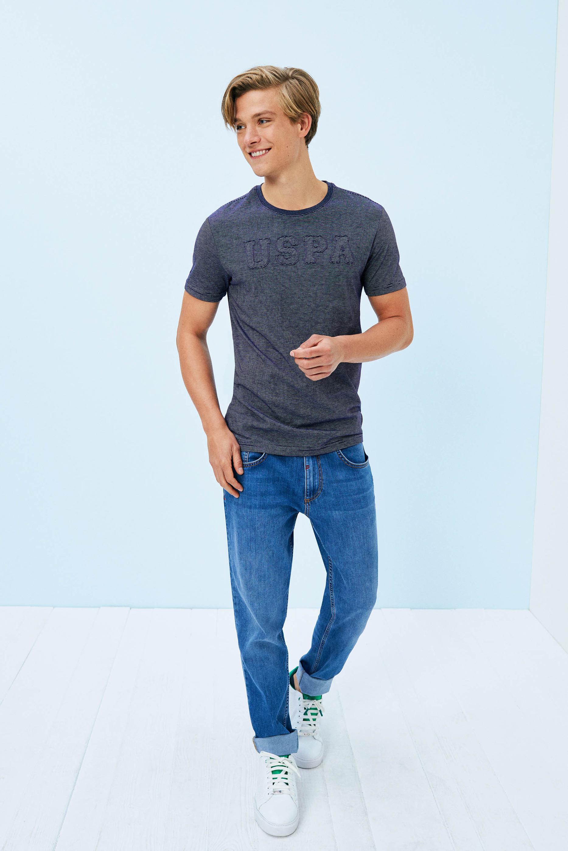 Erkek Lacivert T-shirt