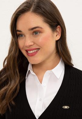 Kadın Siyah Triko Hırka - 50224976028